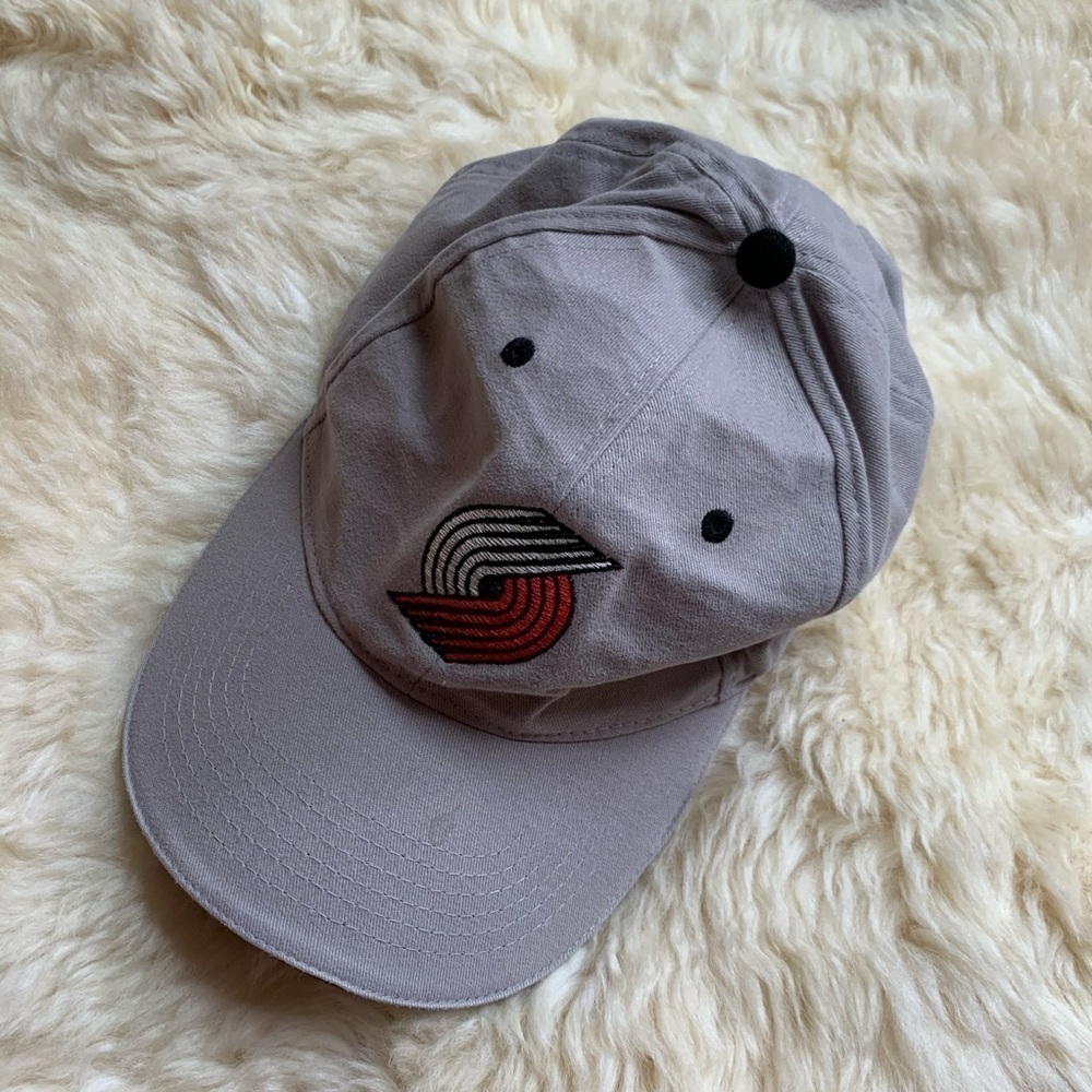 Trail Blazers Basketball Gray Cotton Opening Hat